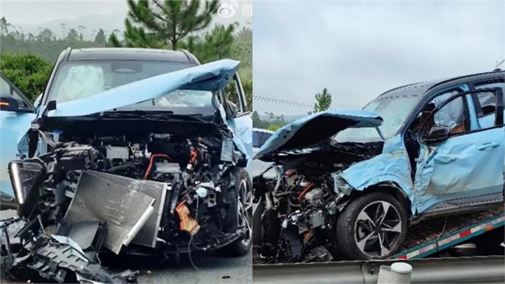 「舔共三寶」劉樂妍又出車禍!上月才「車頭全撞毀」高喊:感謝中國製造