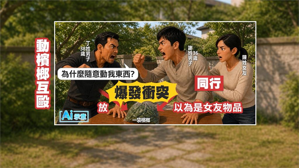 動我檳榔就跟你拚命！　2男鹹酥雞攤前爆衝突開打