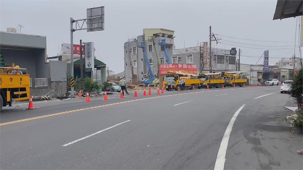 不是小動物釀禍！貨車自撞電桿　高雄阿蓮逾4000戶停電