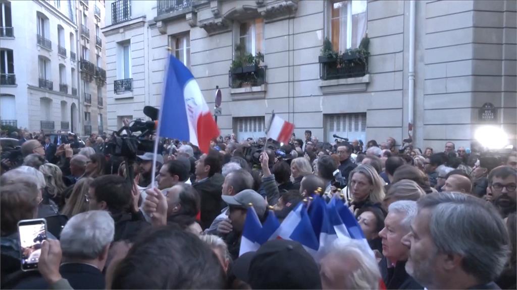 開歐盟首例！法國前總統沙柯吉正式入獄　支持者一路打氣