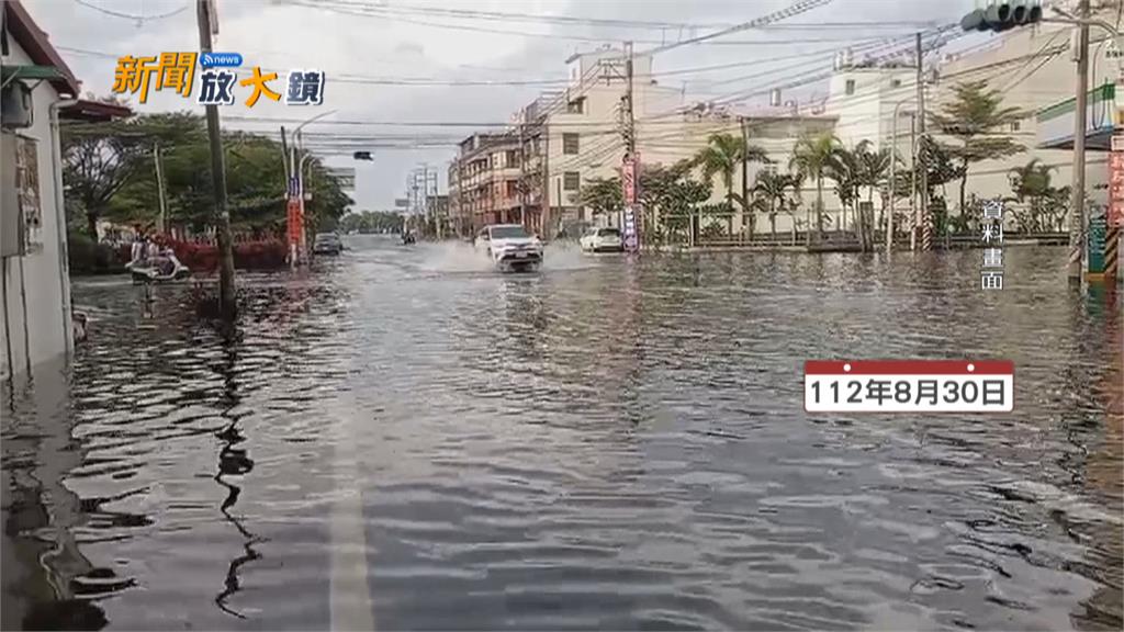 年度大潮+超級藍月 屏東東港大潮水位創紀錄