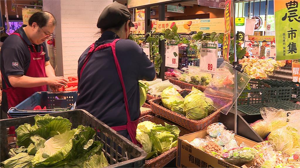 巴威來勢洶洶！ 賣場超市一早湧買菜人潮