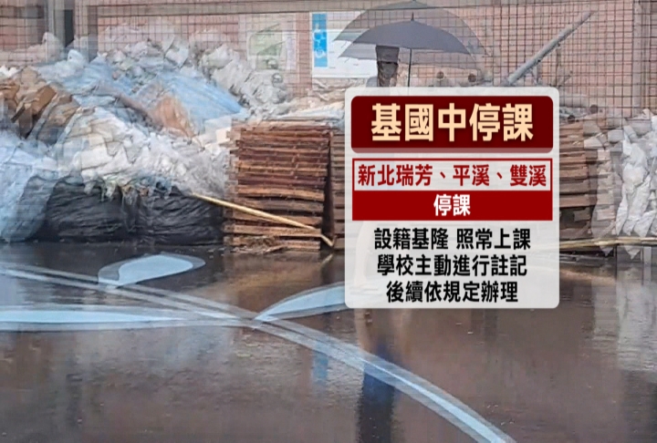 颱風天「一校兩制」！基隆學生照常上課　家長炸鍋喊亂