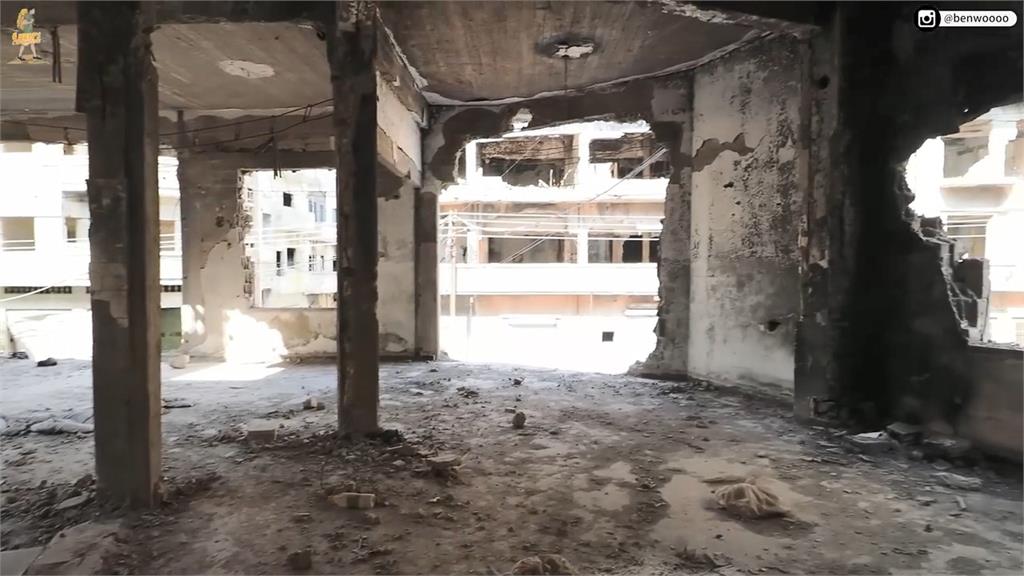 震撼人心！台男訪敘利亞內戰城市見斷垣殘壁　驚呼：牆上全是彈孔