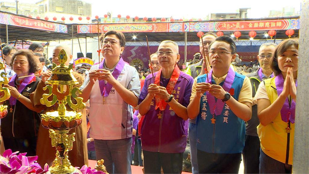 新北泰山顯應祖師建廟270週年　洪孟楷與劉和然同框　與「她」王不見王