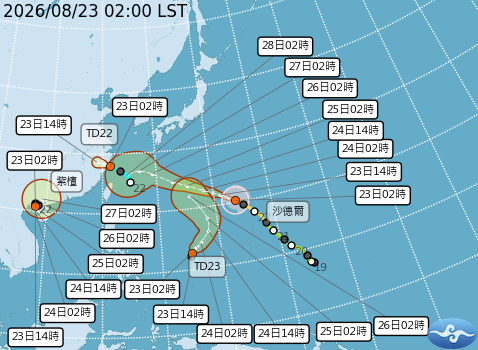 快新聞／低壓帶西南風發威！大雨狂炸「南高屏今停班課」嘉義以南雨勢最劇
