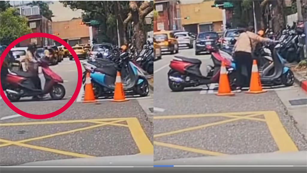 超扯三寶「放倒他車」爽停車格全被拍 離譜行徑曝光竟釣出苦主:才剛換新!