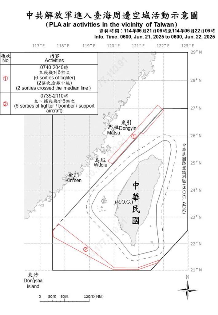 快新聞/挑釁不斷!中國12軍機、6軍艦持續擾台 國軍嚴密監控應處