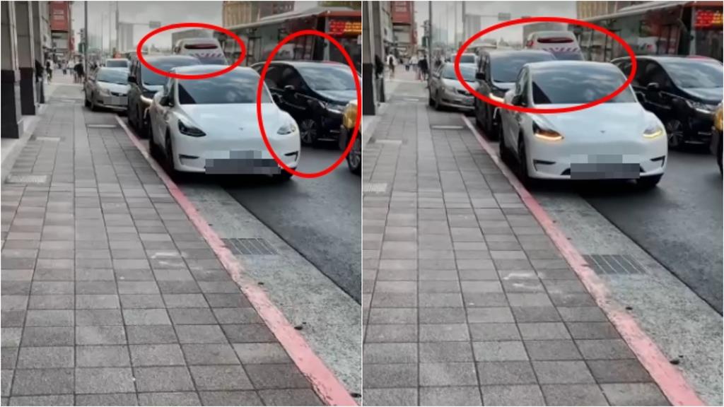 影/北市忠孝西路「特權紅線」 整排停滿滿!不甩救護車狂響鳴笛…網罵翻