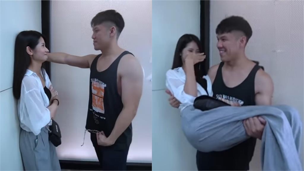 拜月老求脫單!愛笑女孩隨身帶紅線 竟秒配對肌肉男還甜蜜合唱