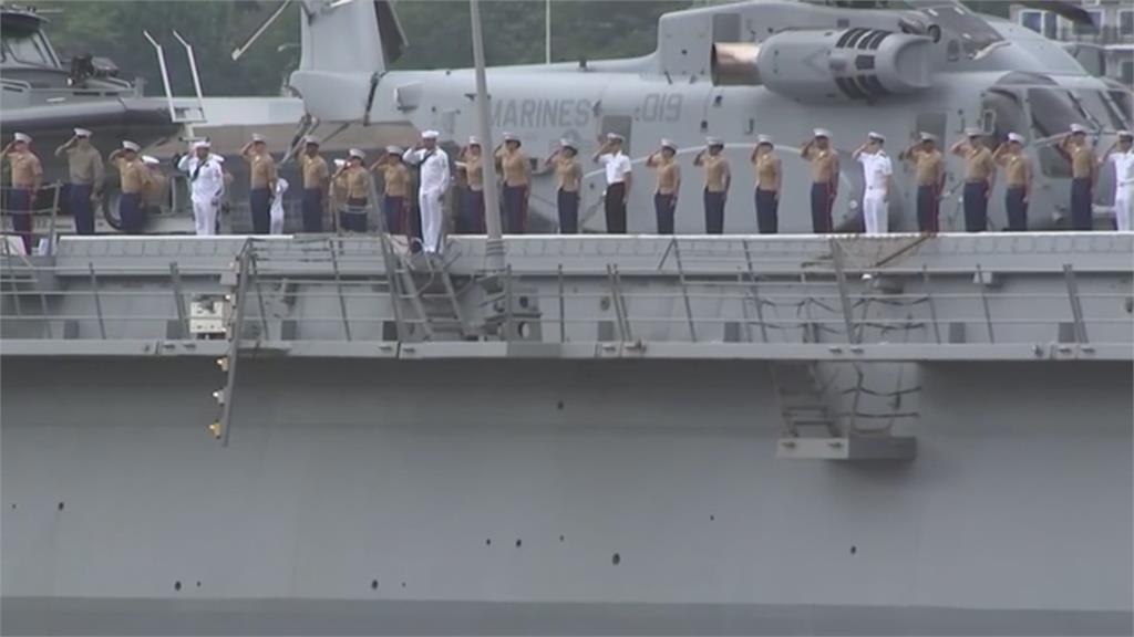 美國海軍成立250週年 紐約軍艦對外開放參觀