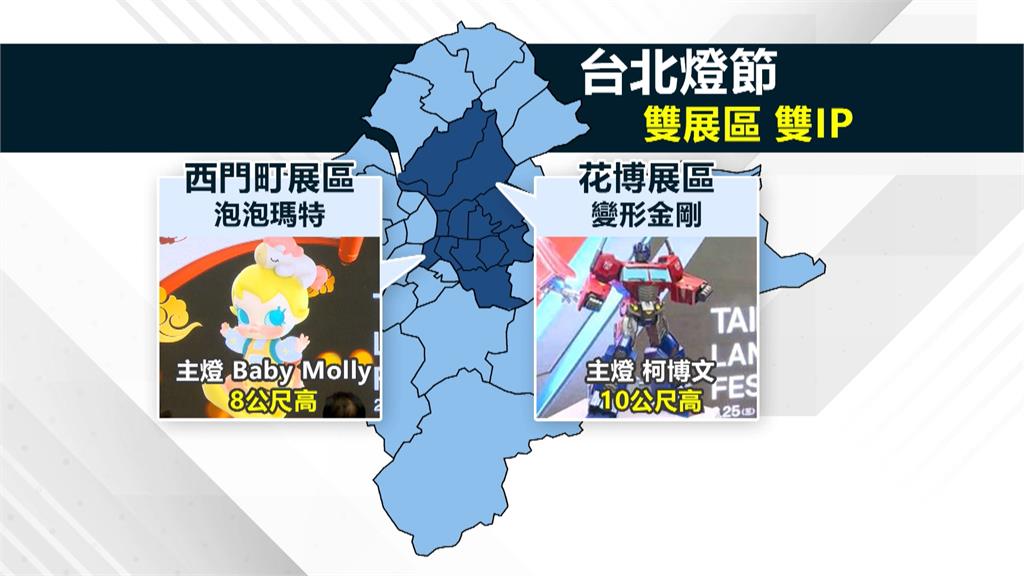 2026台北燈節西門町展區.IP揭曉：泡泡瑪特主題燈節