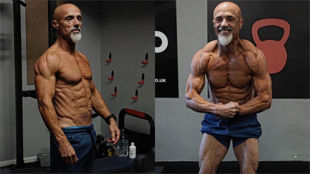 60歲男體重破百「還有糖尿病」！健身兒猛操1年變「肌肉龜仙人」