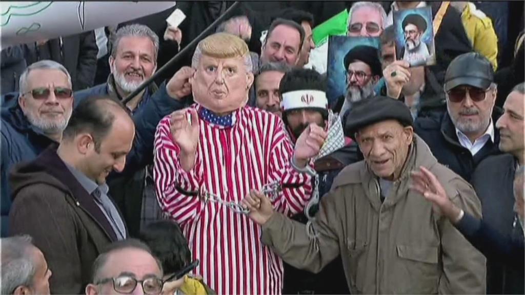 伊朗總統也上街！　發起挺政府大遊行　外長：若開戰準備好