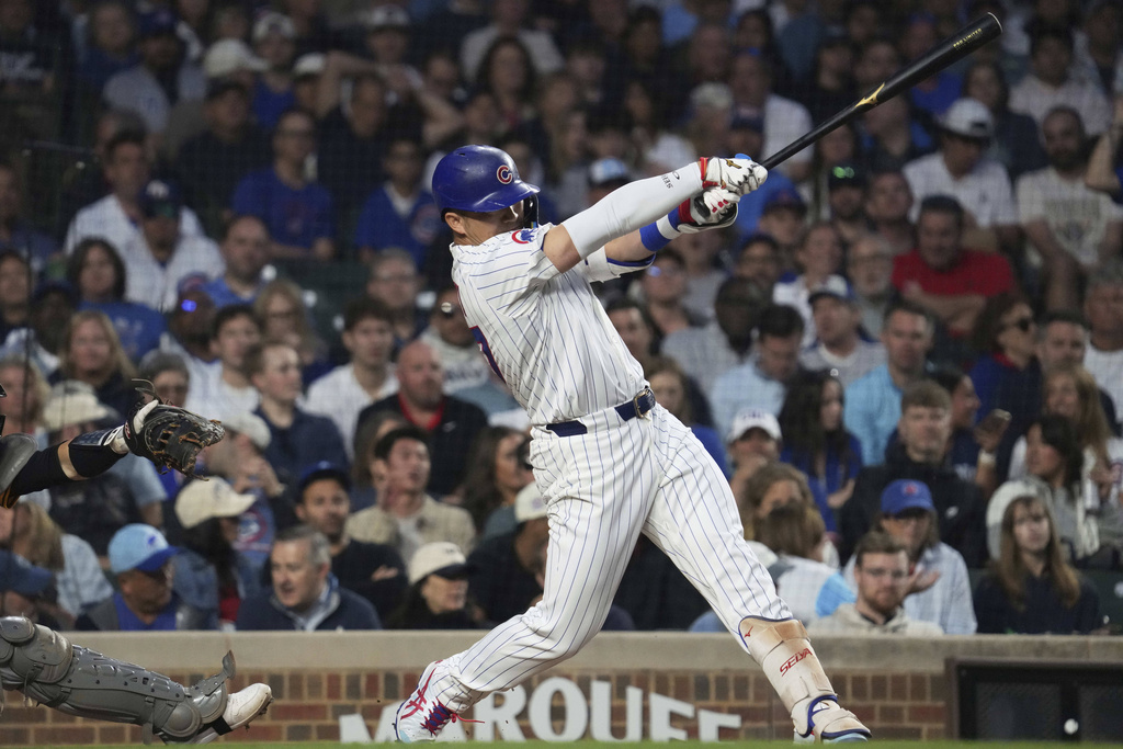 MLB(影)/小熊隊的日本鱒魚本季看漲!鈴木誠也向酷斯拉、一朗和大谷看齊