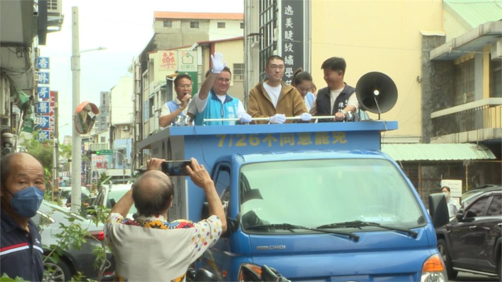 大罷免／台中罷團徒步巷戰催票　黃健豪連三天密集轟炸車掃反罷