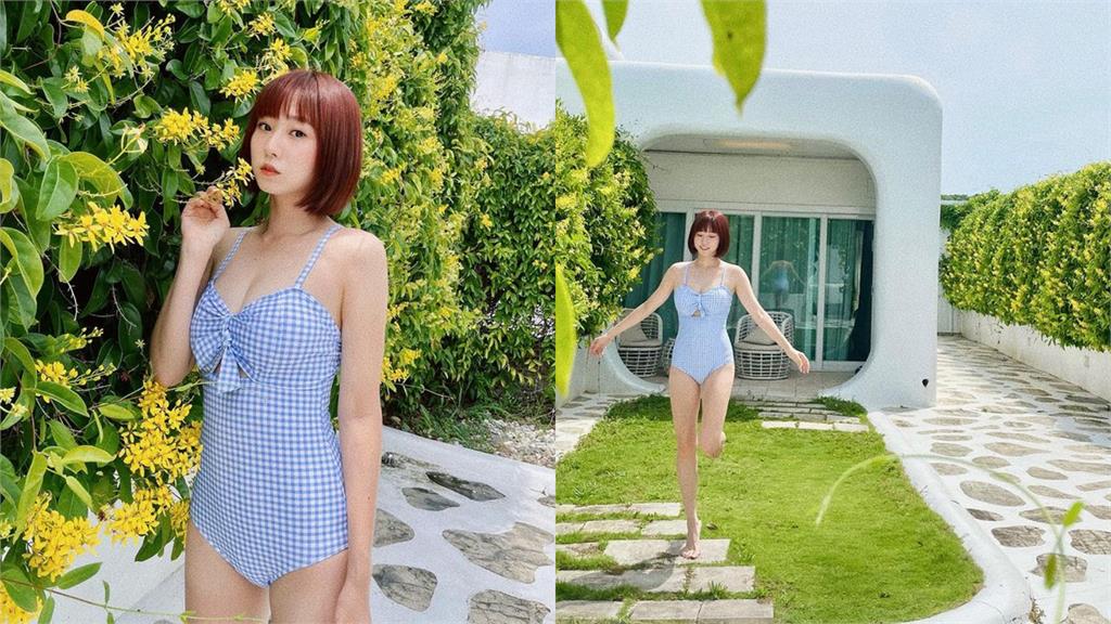 啦啦隊短髮女神連身泳衣開1洞!電眼勾人「靈魂交流」網暈:清純辣