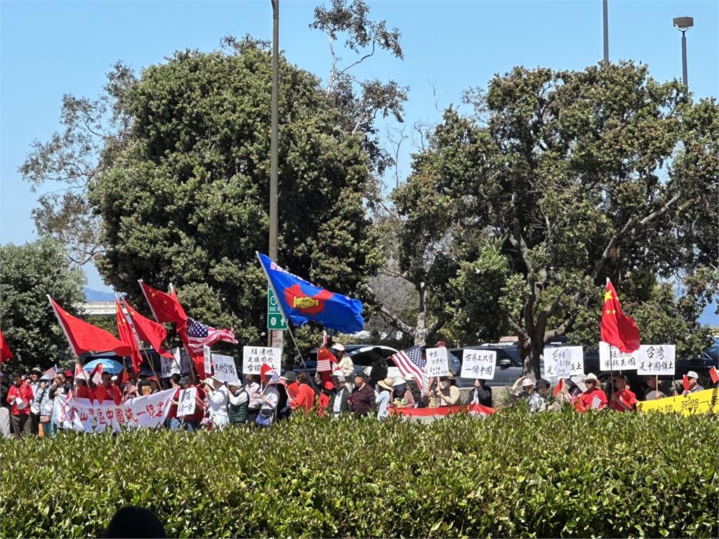 快新聞／又來！賴清德過境舊金山遇中國僑團抗議　當地台人曝「疑又是走路工」