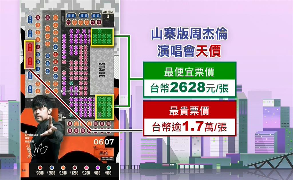 中國「山寨周杰倫」演唱會票價飆破1.7萬 網友嘲諷:沒魚蝦也好?