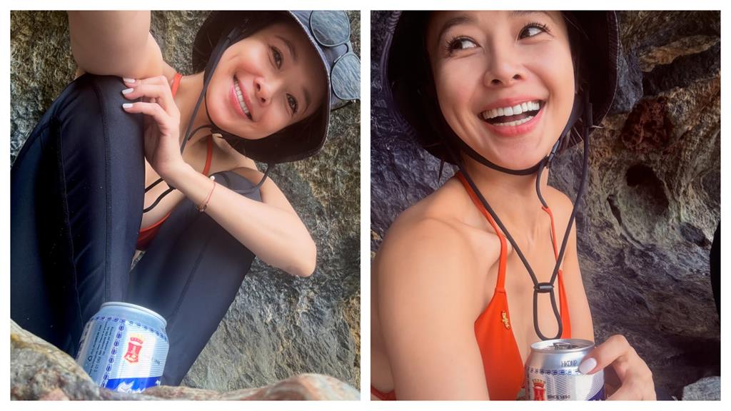 吳婉君海島曬辣照宣告「滿血復活」!療癒笑容+濕髮比基尼網友全暴動