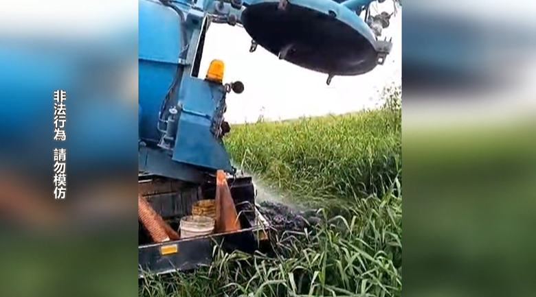 槽車打環保局名義倒廢水 害魚蝦大量死亡