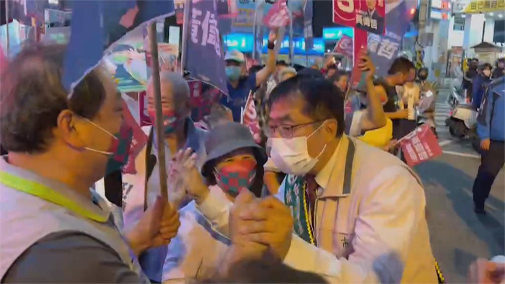 選前之夜! 黃偉哲總部音樂會 徒步掃街拜票