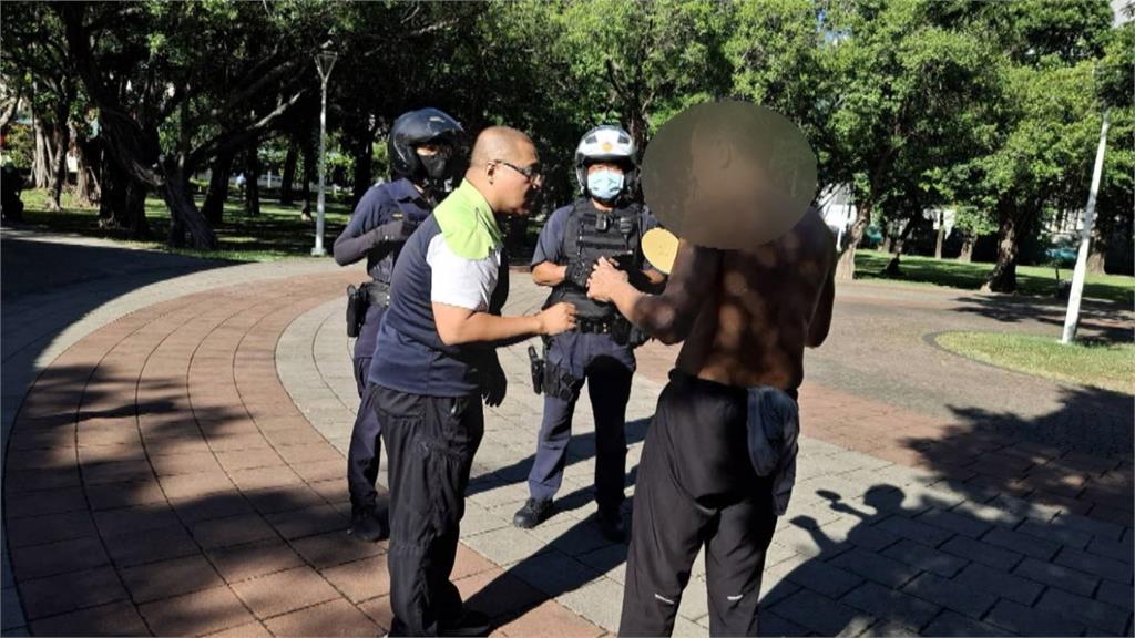 高雄男公園運動打赤膊遭檢舉　勸後不改共挨罰2千元