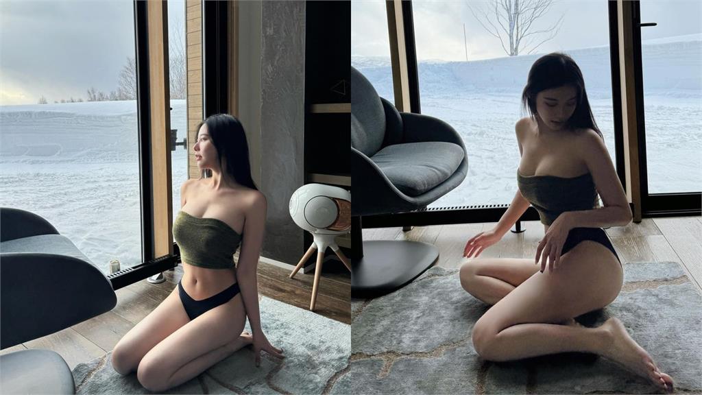 無名女神雪地「脫剩小褲褲」!激緊衣「內餡包不住」2萬網暈:人間極品