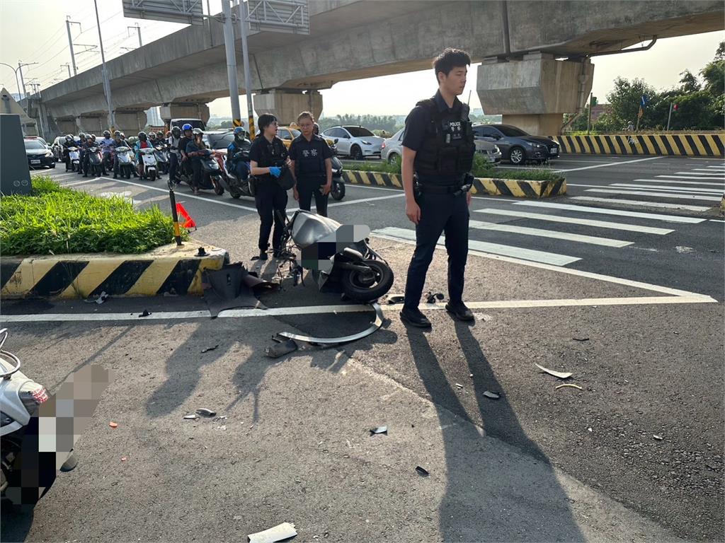 悲傷父親節! 桃園警上班途中遭左轉車撞上當場身亡