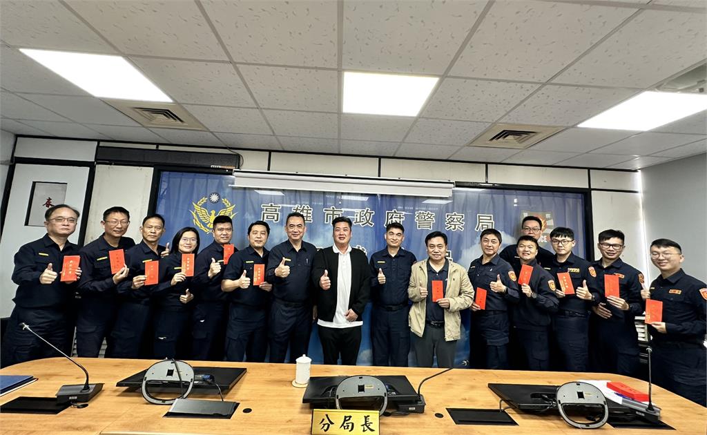 春安工作不眠不休　警友主任張維尹致贈加菜金感謝員警辛勞