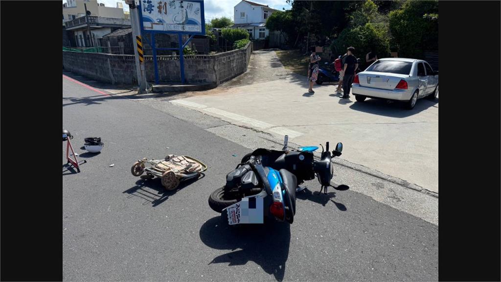 澎湖死亡車禍！男子騎車載妻兒遭撞　５個月大男嬰重傷不治