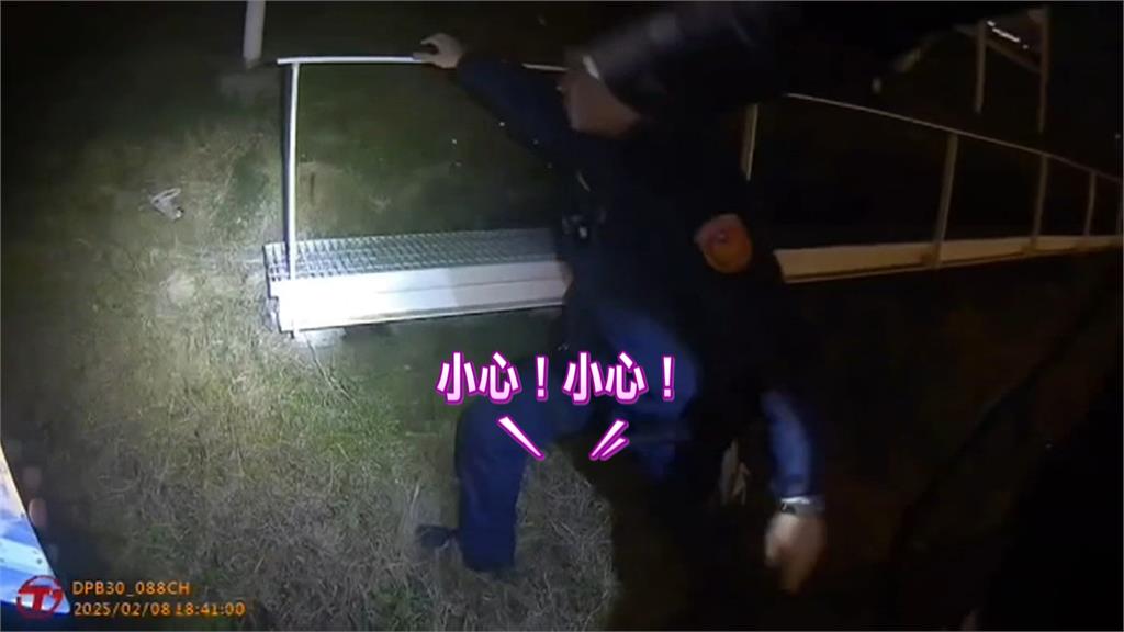 搶拍台灣燈會「巨型卡比獸」掉手機 熱心警幫忙找回