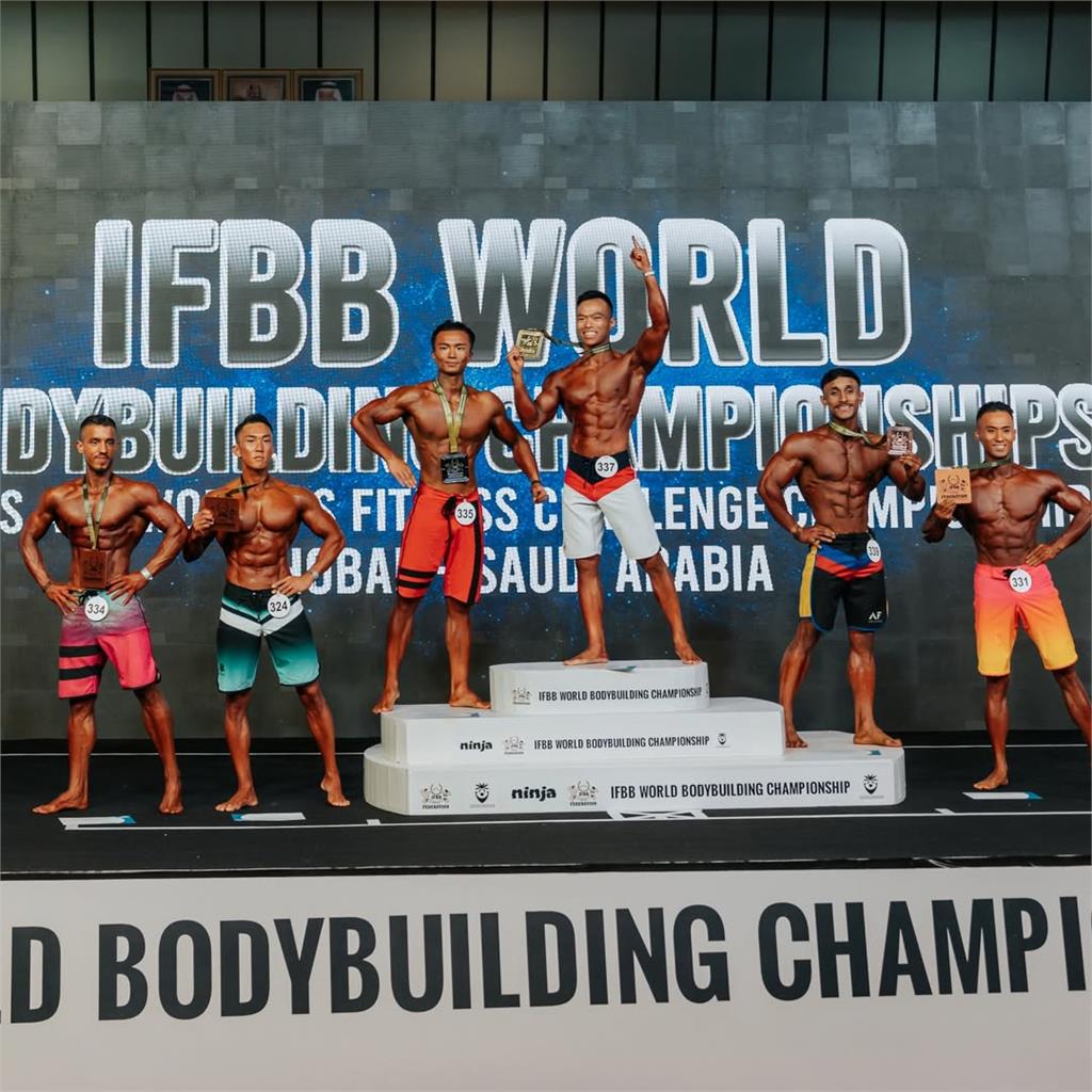 台灣之光！劉明毅世界健美錦標賽「摘雙金」　PO文曬金牌：結婚週年最好禮物