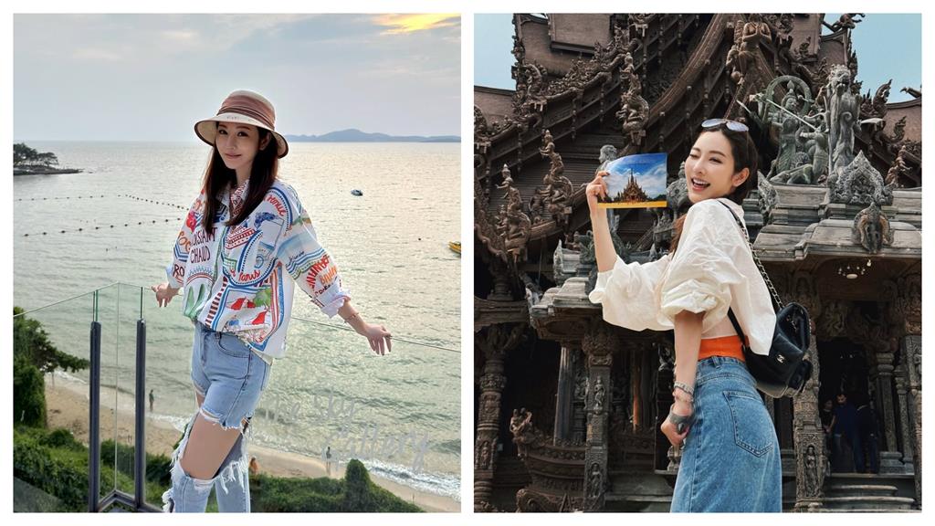 曾莞婷42歲泳裝照驚豔全網!「挖空泳衣」展現完美身材…美貌驚豔眾人