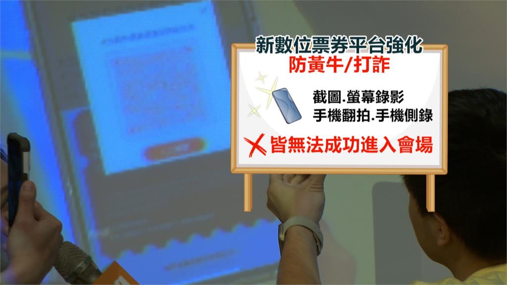票券也防詐！　「新數位票券平台」防盜版截圖、側錄