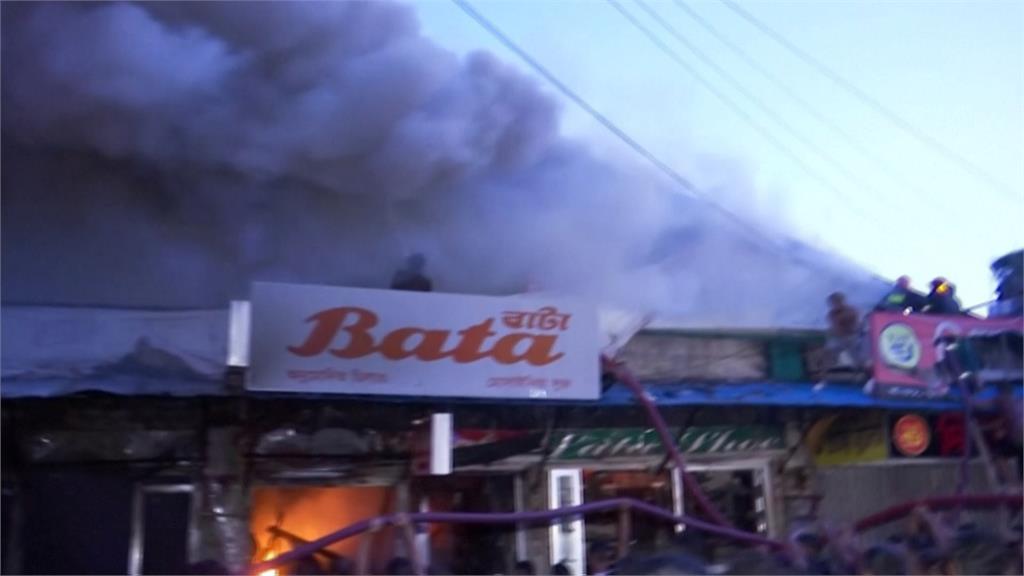 孟加拉首都市場大火　數百家店鋪付之一炬