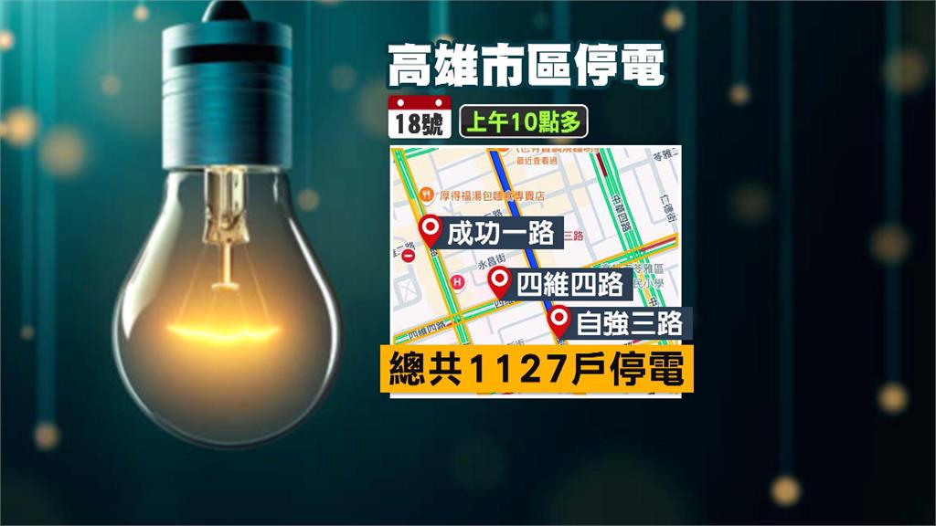 無預警停電！苓雅區1127戶突停電　店家生意大受影響