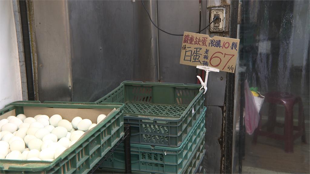雞蛋每台斤零售價漲至67元　蛋行：不排除漲到70元
