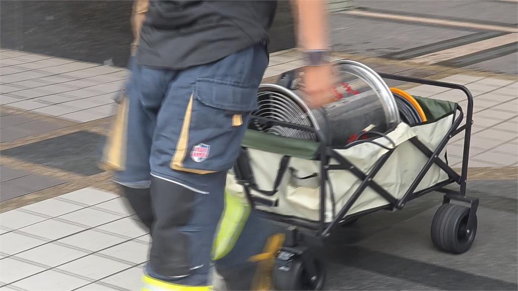 豪宅工安意外！　3工人用這洗泳池　吸入廢氣中毒送醫