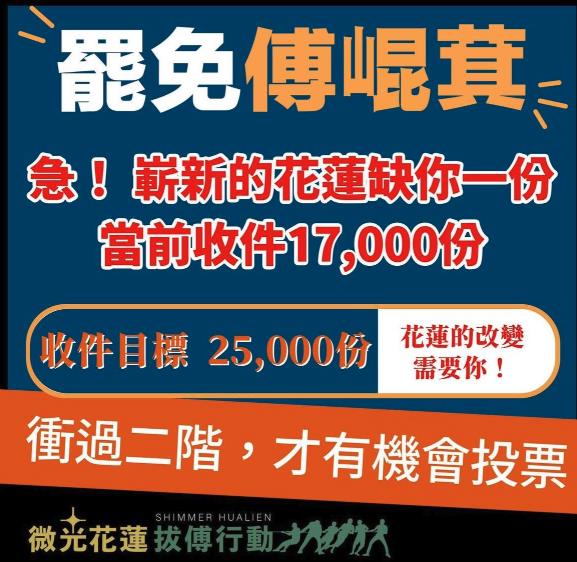 她急催花蓮人「重簽二階連署」罷免傅崐萁!謎之真相流出…網驚:被動手腳?