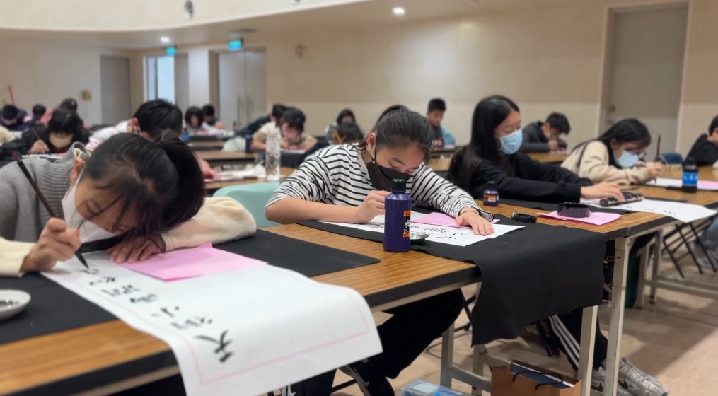 滿場墨香!台中大型書法賽 近2千好手揮毫較勁