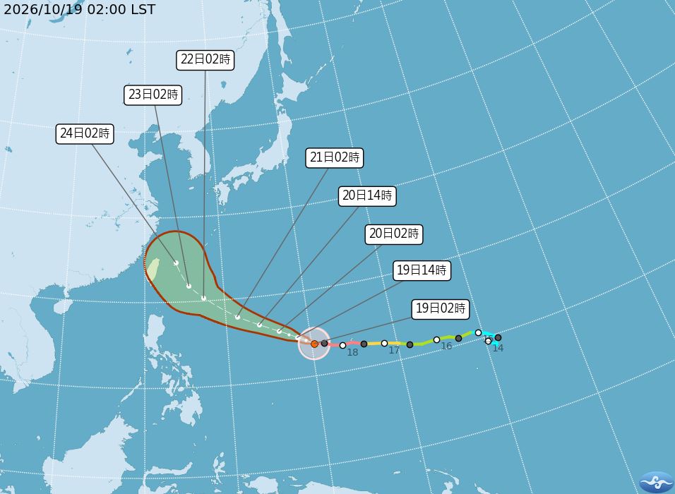 強颱薔琵是否撲台看「3路徑」！專家揭2地「必有風雨」週五、六影響最劇