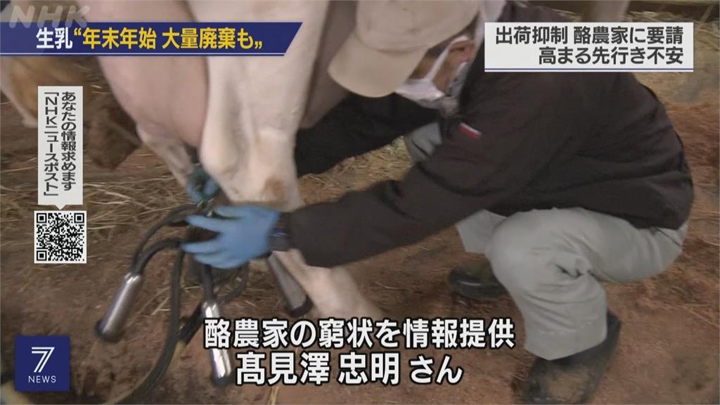 疫情影響學生停課　日本牛奶銷量受衝擊