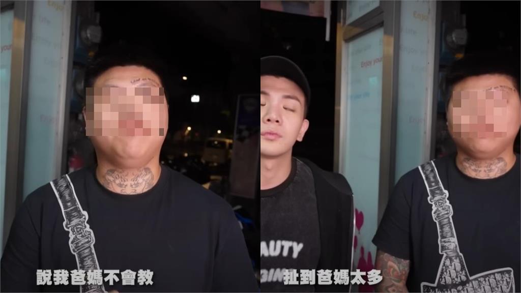影/刺青猴颱風踹機車「邊嚼檳榔邊道歉」!現身反骨YT認了:我就覺得好玩