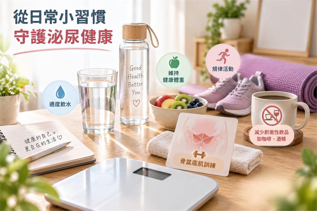 女性漏尿不是老化必然結果！認識4大尿失禁類型 