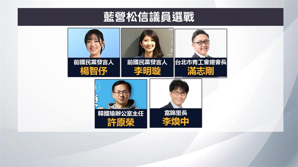 藍營初選倒數「松信5搶2」 楊智伃合體柯志恩掃街拜票