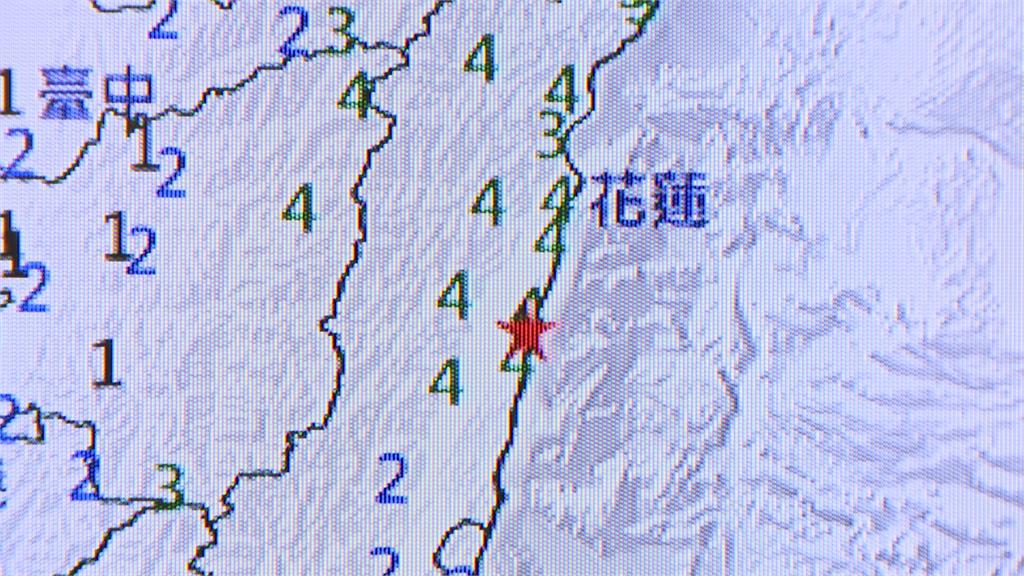 花蓮17：08後狂搖超過60次　氣象署：屬於403地震餘震
