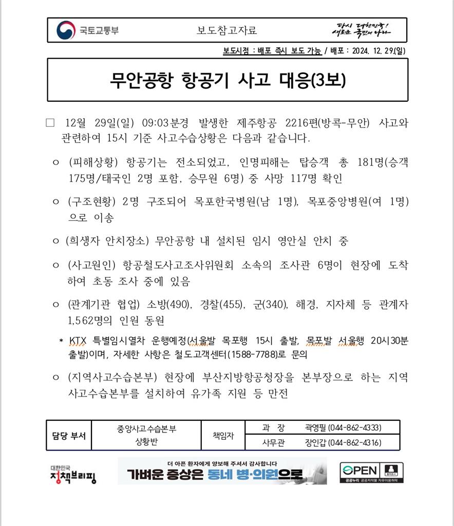 濟州航空爆炸「黑盒子已回收」！南韓國土部親揭「降落詭異細節」：著陸的過程…