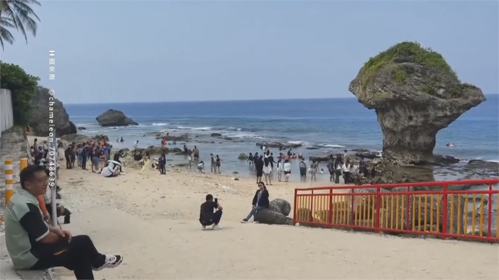 國慶連假湧2萬人潮！　小琉球淪垃圾島　居民怒嗆失格旅人亂象多