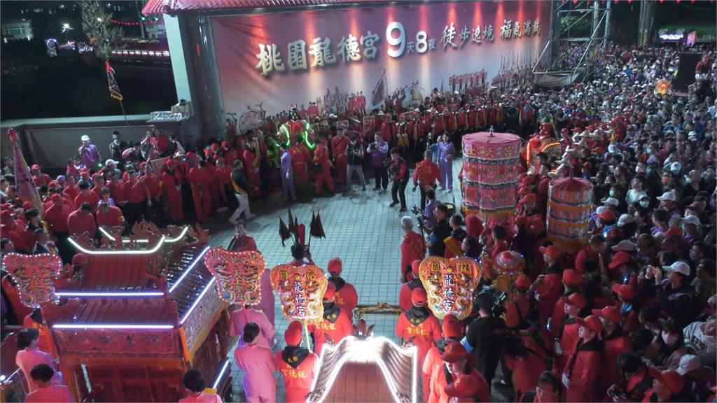 桃園龍德宮四媽9天8夜遶境 「全程徒步赴鹿港刈火」場面盛大